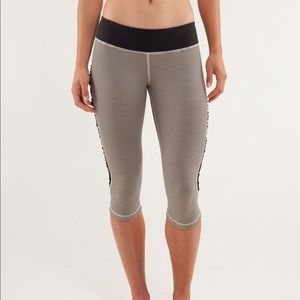 LULULEMON Fast And Free Bordeaux Crop Legging 6